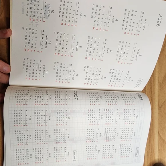 Hobonichi Techo 2026 Cousin Planner. A5. Jan - Dec 2026. English Edition. - Picture 4 of 8